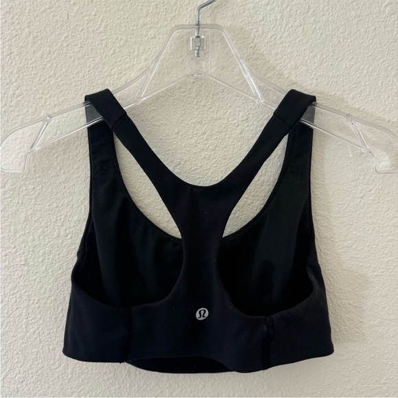 Lululemon Wunder Train Sports Bra, Medium Support, Black, Sz 6, C/D Cup W2CY3S - Picture 8 of 10